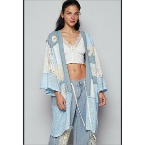 Last 1️⃣ POL 💙 Patchwork Kimono